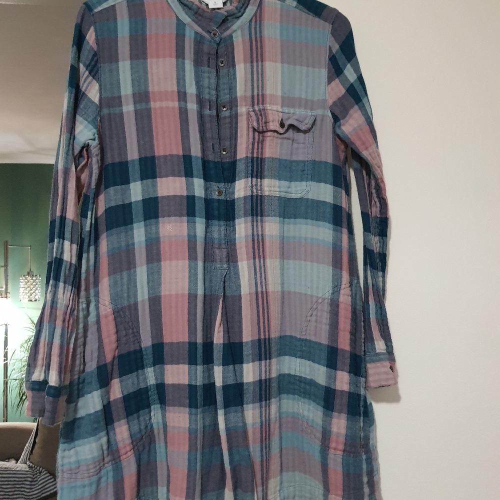 Loft Plaid Dress